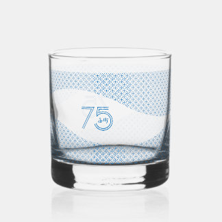 Verre du 75e anniversaire