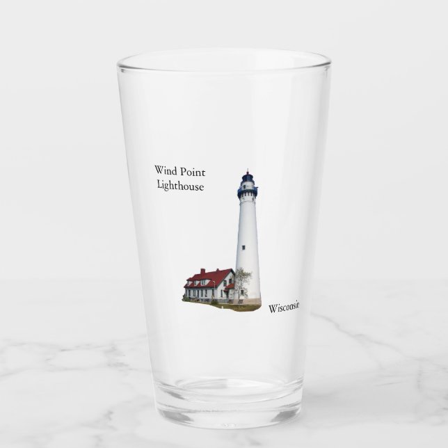 Verre du phare de Wind Point (Devant)