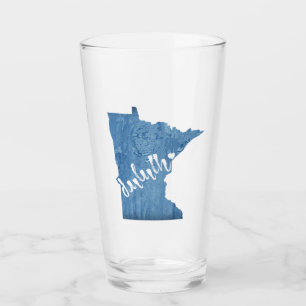 Verre Duluth Minnesota Grain de bois