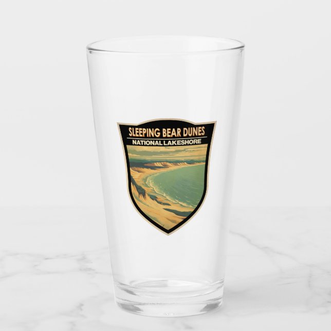 Verre Dunes de l'ours couchage National Lakeshore Art de (Devant)
