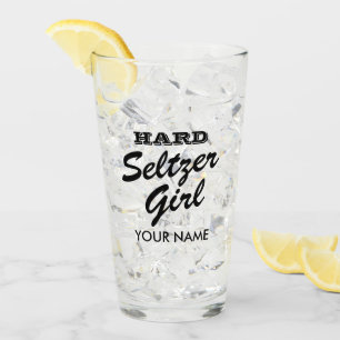 Verre Dur seltzer fille personnalisée bachelorette de fê