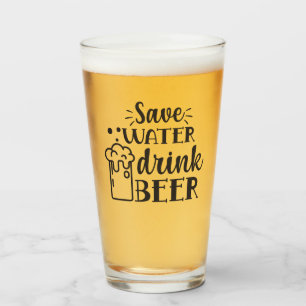 Verre Économisez de la bière à boire