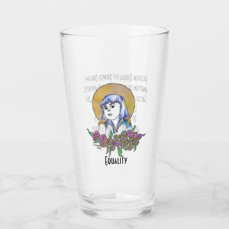 Verre Égalité - Forte collection de femmes