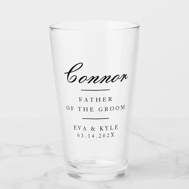 Verre Elegant Father of the Groom (Devant)