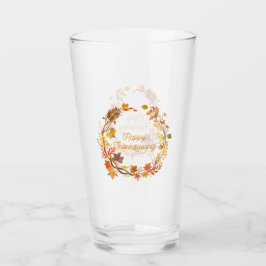 Verre Élégant Thanksgiving divertissant