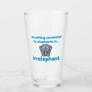 Verre Éléphant sans défense