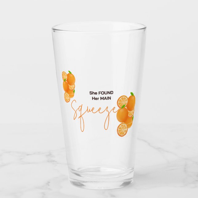 Verre Elle A Trouvé Sa Fête des mariées Squeeze (Devant)