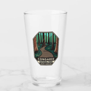 Verre Emblem rétro du Parc national de Congaree