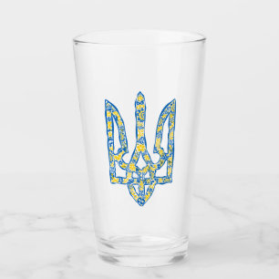 Verre Emblème national de l'Ukraine