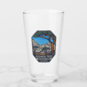 Verre Emblème rétro du parc national de Joshua Tree