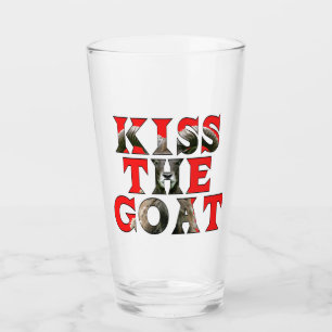 Verre Embrassez la chèvre Logo Original Pint Glass