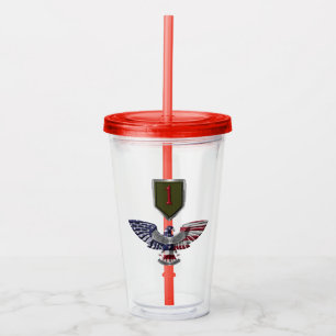 Verre En Acrylique 1re division d'infanterie “Big Red One”