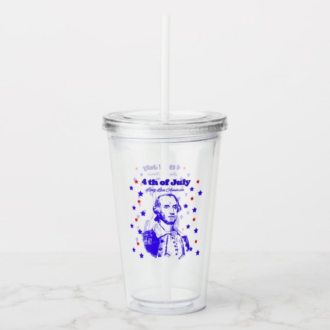 Verre En Acrylique 4th of July (Devant)