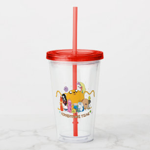 Verre En Acrylique Adventure Time   Large Jake Group Graphic