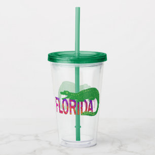 Verre En Acrylique Alligator de Floride