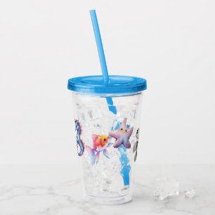 Verre En Acrylique Amis aquatiques