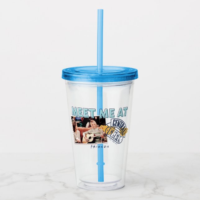 Verre En Acrylique AMIS™ | Me rencontrer à Central Perk (Devant)
