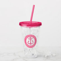 Ancre nautique rose personnalisée