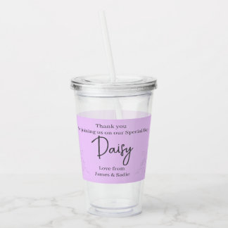 Verre En Acrylique Anéone sur Lilac clair