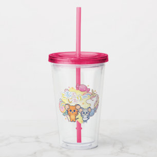 Verre En Acrylique Anime Magique Candyland avec Jerry et Tuffy