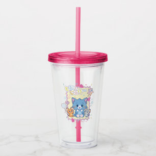 Verre En Acrylique Anime Tom et Jerry Strawberry Fun