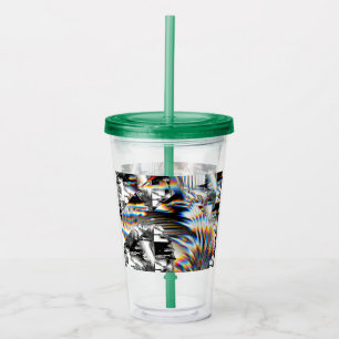 Verre En Acrylique Arc-en-ciel Tumbler acrylique