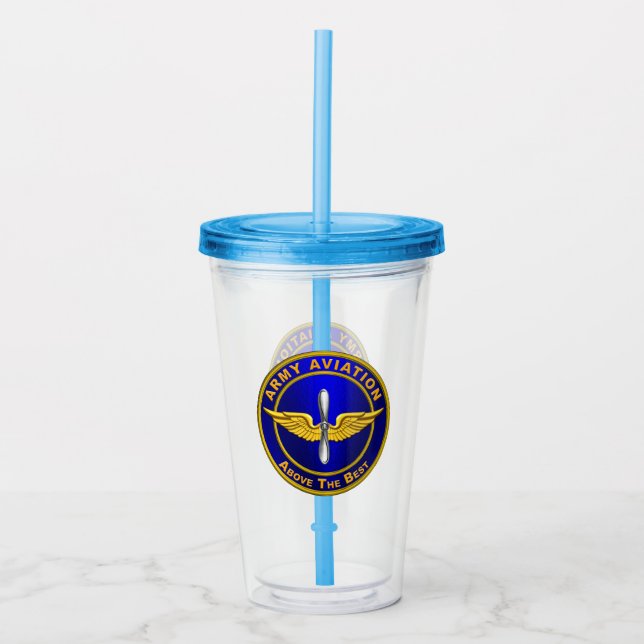 Verre En Acrylique Army Aviation (Devant)