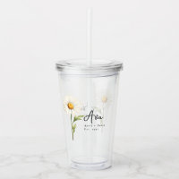 Avril Mois de naissance Fleur Daisée personnalisée