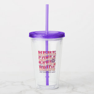 Verre En Acrylique Bachelorette Party Voici La Mariée Super