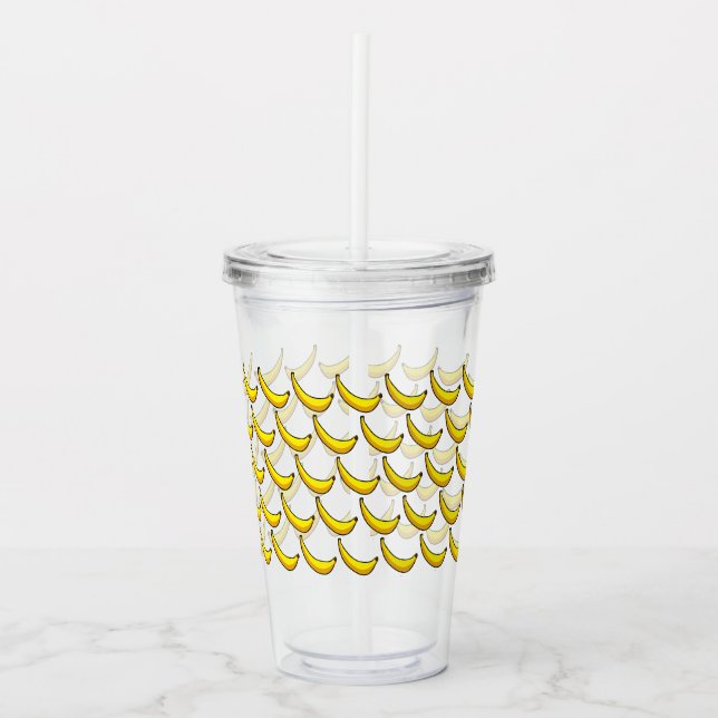 Verre En Acrylique Bananes (Devant)