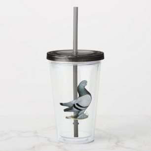 Verre En Acrylique Barre Bleue Berliner Tumbler Pigeon