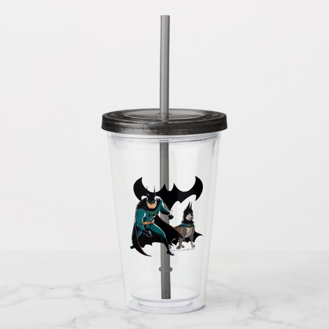 Verre En Acrylique Batman & Ace (Devant)