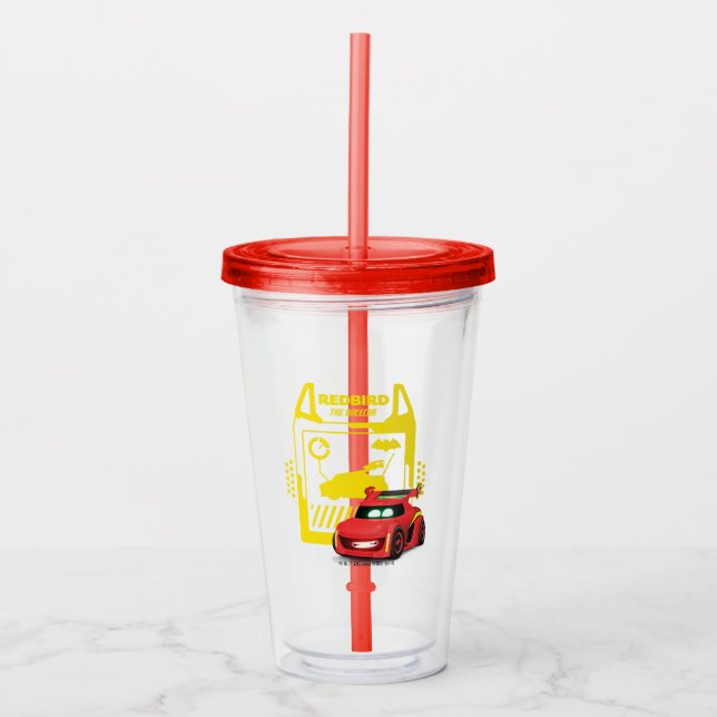 Verre En Acrylique Batwheel™ Redbird - Le Racecar (Devant)
