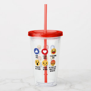 Verre En Acrylique Beer Emojis