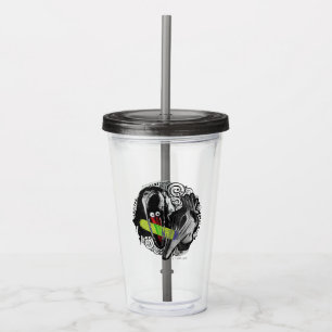Verre En Acrylique Beetlejus   Adam & Barbara Scary