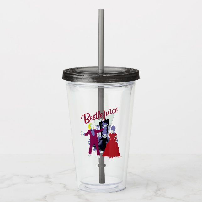 Verre En Acrylique Beetlejus | Beetlejus & Lydia Mariage (Devant)
