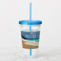 Belle Turquoise Bleue Mer Tropicale Photographie
