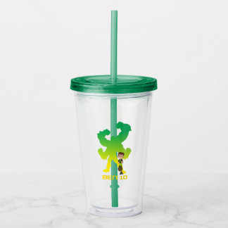 Verre En Acrylique Ben 10 & Four Arms Shadow