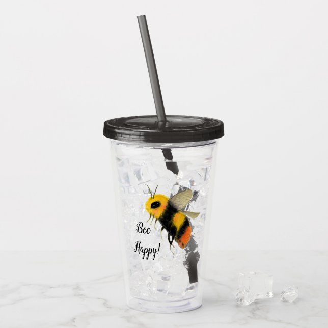Verre En Acrylique Boussole acrylique abeille (Devant glace)