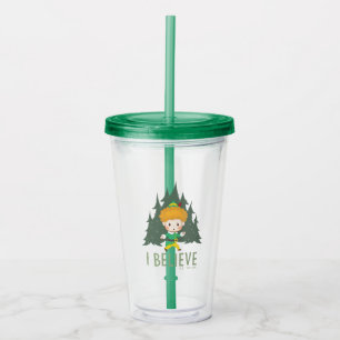Verre En Acrylique Buddy l'Elfe Je crois