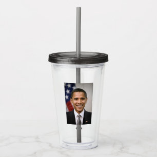Verre En Acrylique Bureau du président élu Barack Obama