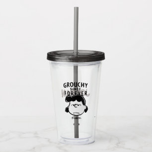 Verre En Acrylique cacahuètes Grouchy depuis toujours Lucy