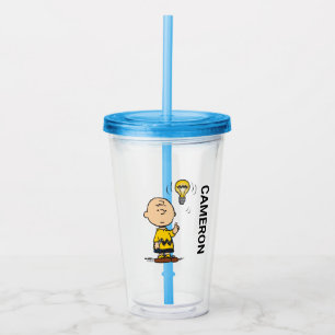 Verre En Acrylique cacahuètes   L'idée de l'ampoule de Charlie Brown