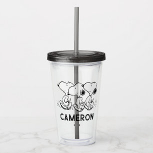 Verre En Acrylique cacahuètes Snoopy Walking Tall
