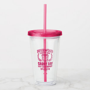 Verre En Acrylique Caddyshack   Bushwood Country Club Caddy Day Golf 