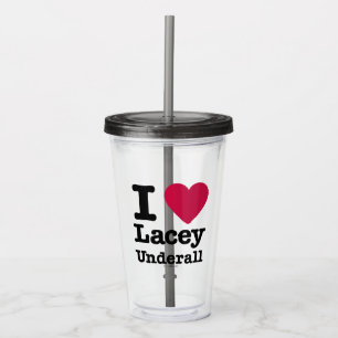 Verre En Acrylique Caddyshack I Love Lacey Underall