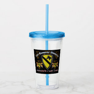 Verre En Acrylique Cadeau de la 1ère division de cavalerie