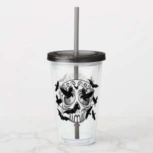 Verre En Acrylique Calaveras décoratives Halloween