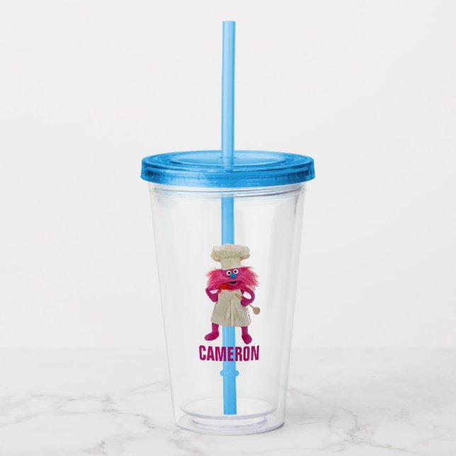 Verre En Acrylique Camion alimentaire Monster de Cookie | Poing Gonge (Devant)