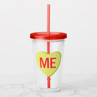 Verre En Acrylique Candy Heart - MOI
